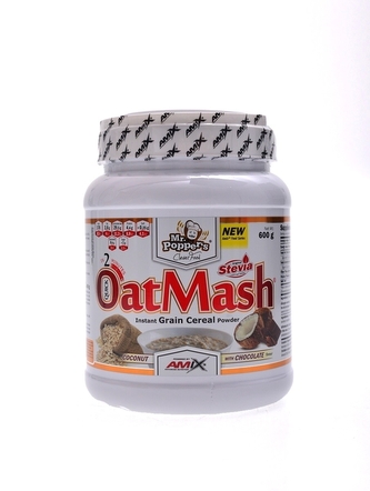 Amix Mr. Poppers - Oat Mash 600 g - limetka-jogurt Amix Mr. Poppers - Oat Mash 600 g - limetka-jogurt