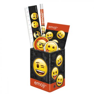 Zestaw przyborów szkolnych Emoji 10 DERFORM
