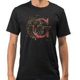 Pánské tričko Harry Potter: Glow In The Dark Gryffindor - Nebelvír (S) černá bavlna