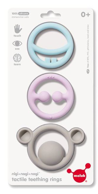 NIGI, NAGI, NOGI kroužky pro nejmenší - pastelové barvy