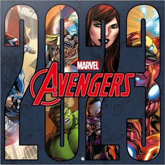 Oficiální nástěnný kalendář Marvel Comics|Avengers 2023 s plakátem (SQ 30 x 30|60 cm)