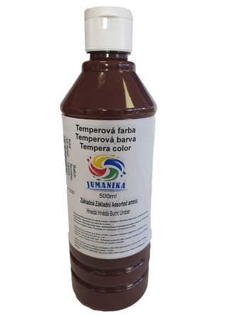 JUMANIKA Tempera základní 500 ml Barva: hnědá