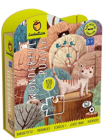 LUDATTICA Schovávaná puzzle 108 dílků