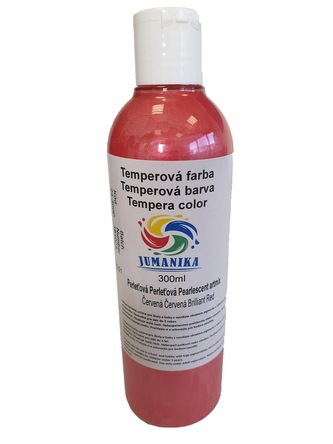 JUMANIKA Tempera perleťová 300 ml Barva: červená