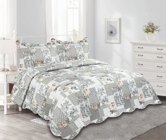 Přehoz na dvoulůžko + 2 polštáře, 0/6