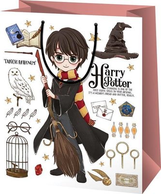 Dárková taška Harry Potter maxi - Kouzelné předměty Dárková taška Harry Potter maxi - Kouzelné předměty