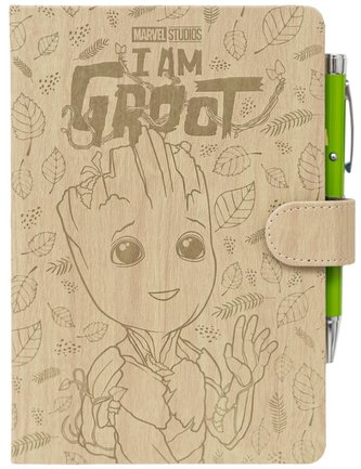 Poznámkový blok se svítící propiskou Marvel|Guardians Of The Galaxy|Strážci Galaxie: Groot (14,8 x 21,0 cm) Poznámkový blok se svítící propiskou Marvel|Guardians Of The Galaxy|Strážci Galaxie: Groot (14,8 x 21,0 cm)