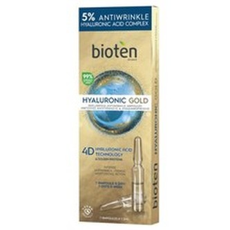 bioten Vyplňující koncentrované ampulky Hyaluronic Gold (Replumping Anti-Wrinkle Ampoules) 7 x 1,3 ml woman