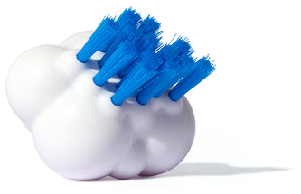 PLUI Brush Cloudy multifunkční hračka Mráček PLUI Brush Cloudy multifunkční hračka Mráček