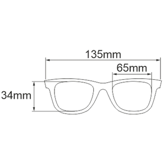 Brýle polarizační černé