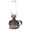 Petrolejová lampa - šedá s bílými puntíky, 0/9