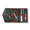 Credo Solingen Luxusní 5 dílná manikúra v červeném koženkovém pouzdře unisex