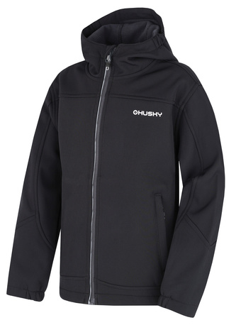Dětská softshell bunda Simbo K black - 122