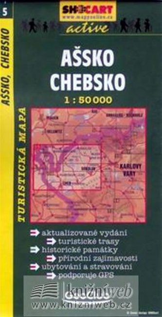Ašsko, Chebsko 1:50T - turist .mapa