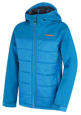 Dětská softshell plněná bunda Swany K blue - 140
