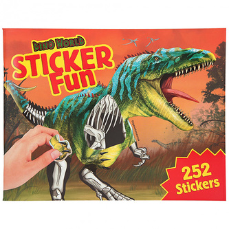 Dino World Sticker Fun, 252 samolepek