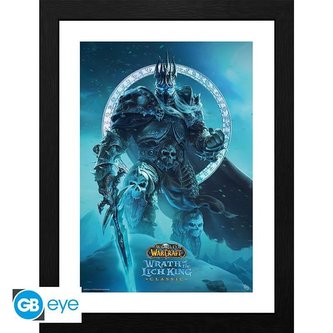 World of Warcraft Zarámovaný plakát - Lich King