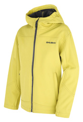 Dětská softshell bunda Simbo K lime green - 122