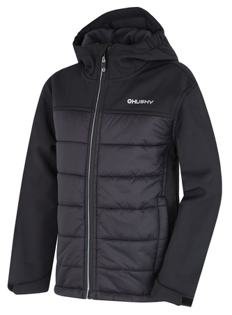 Dětská softshell plněná bunda Swany K black - 164