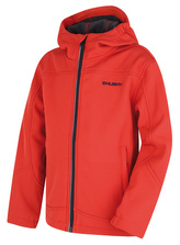 Dětská softshell bunda Simbo K red - 140