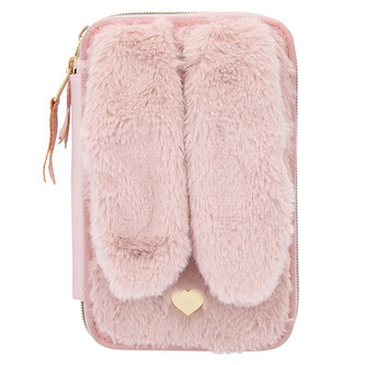 Dvoupatrový penál s výbavou Princess Mimi, Růžový, spící králík