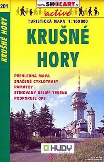 Krušné hory - turist. mapa 1:100000