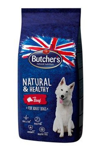 Butcher's Dog Natural&Healthy Dry s hovězím masem 15kg Butcher's Dog Natural&Healthy Dry s hovězím masem 15kg