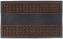 Rohožka - předložka ECOTREND SCRAPE hnědá 45x75 cm Multi Decor