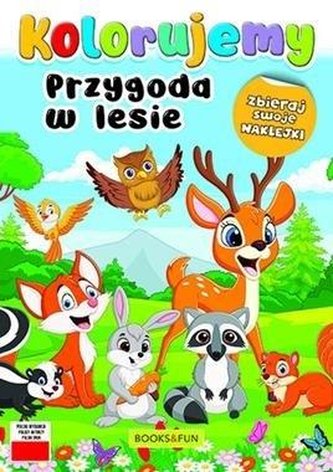 Przygoda w lesie. Kolorujemy