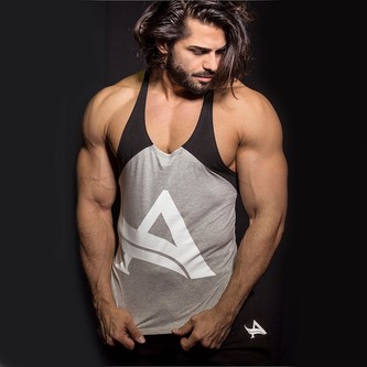 Aesthetix Erapánské tílko Stringer Carbon Gray S Šedá
