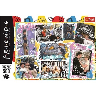 Puzzle Přátelé Koláž 500 dílků
