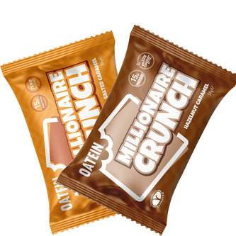 Oatein Millionaire crunch protein bar 58g Salted car Oatein Millionaire crunch protein bar 58g Salted car
