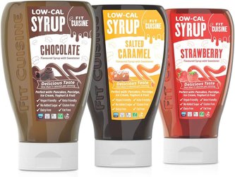 Fit Cuisine Low-Cal Sweet Syrup 425ml Strawberry