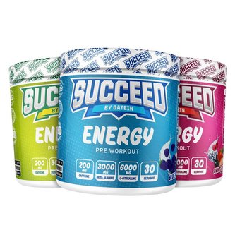 Succeed Energy PreWorkout 360g Lemon lime