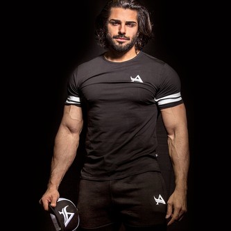 Aesthetix Era pánské tričko Tee Sport Black S Černá