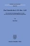 Das Unrecht des § 153 Abs. 1 AO.