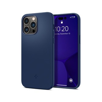 Spigen Silicone Mag Fit iPhone 14 Pro modrý