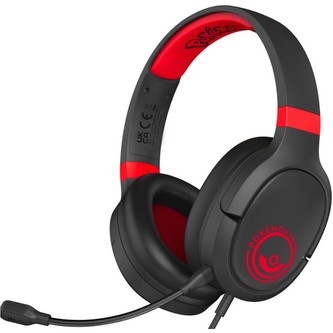OTL PRO G1 dětská herní sluchátka s motivem Pokemon Pokeball černá-červená