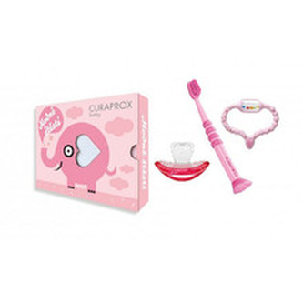 Curaprox Dárková sada péče o zuby Baby Girl child