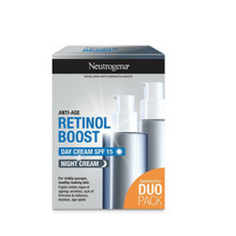 Neutrogena Retinol Boost denní pleťový krém Retinol Boost Day Cream SPF15 50 ml + noční pleťový krém Retinol Boost Night Cream 50 ml Neutrogena Retinol Boost denní pleťový krém Retinol Boost Day Cream SPF15 50 ml + noční pleťový krém Retinol Boost Night Cream 50 ml