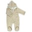 Kojenecký overal z Minky Nicol Bubbles béžový - velikost 68 (4-6m)