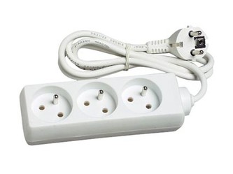 přívod prodlužovací 5m, 3 zásuvky