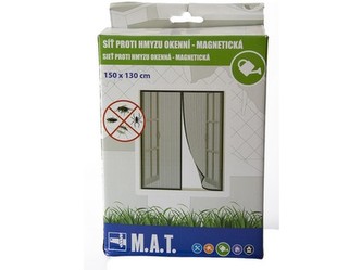 síť proti hmyzu okenní 150x130cm magnetická