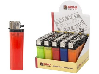 zapalovač jednorázový kamínkový SOLO (50ks) zapalovač jednorázový kamínkový SOLO (50ks)
