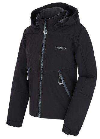 Dětská softshell bunda Salex K black - 164