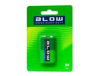 Baterie 9V (6LR61) alkalická BLOW Super Heavy Duty 1ks