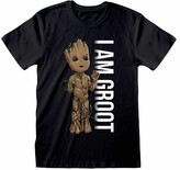 Pánské tričko Marvel|Guardians of The Galaxy: I am Groot (L) černá bavlna
