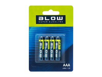 Baterie AAA (LR03) alkalická BLOW Super Alkaline 4ks