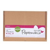 Přání a obálky 240g A6 kraftové 50 ks