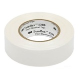 3M Temflex 1300 Elektroizolační páska, 19 mm x 20 m, bílá